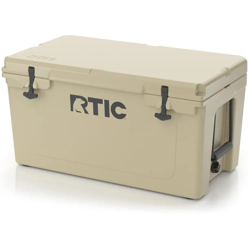 RTIC 65 QT Ultra-Tough Cooler Hard Insulated Portable Ice Chest Box for Beach, Drink, Beverage, Camping, Picnic, Fishing, Boat