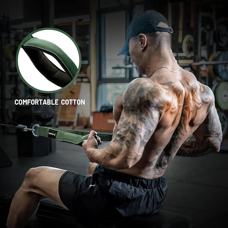Versatile Tricep Rope Extra Long Tricep Pull Down Rope for Fitness Cable Machine Attachment for Pulley System Gym LAT Machine