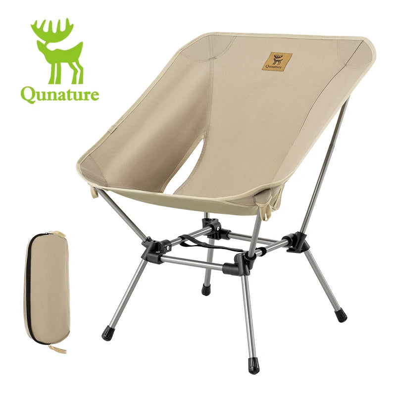 Qunature Moon Chair - Camping Chair Outdoor Folding Chair Portable Reclining Stool Beach Fishing Chair & Camping Table Chair