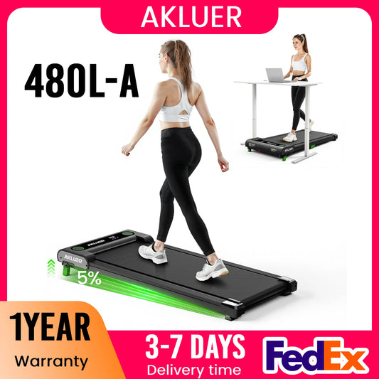 Akluer Incline Treadmills for Home,4 in 1 Walking Pad Incline,2.5 HP Under Desk Treadmill,Walking Pad Treadmill with LED Display