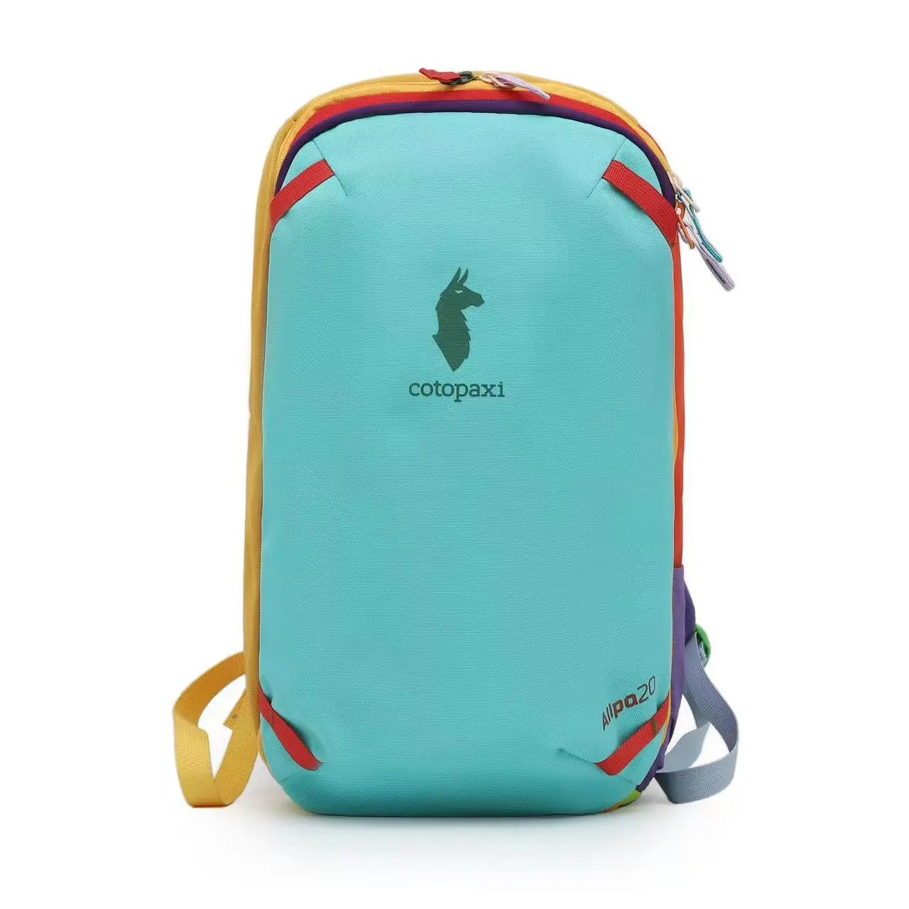 20L Durable Double Shoulder Backpack in Vibrant Dopaamine Colors Camel Design Ideal for Daily Use And Travel