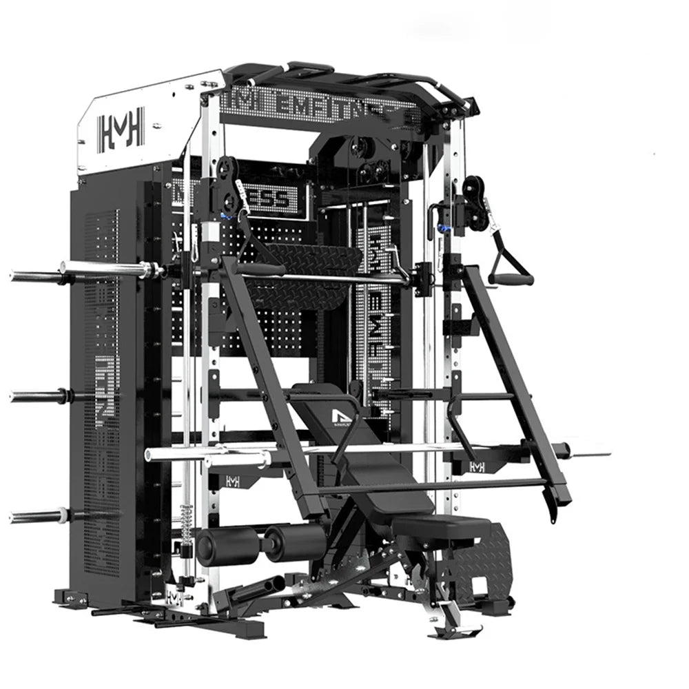 Smith machine Squat Rack Comprehensive training equipment fitness equipment Gym Home multifunctional workout multigym exercise