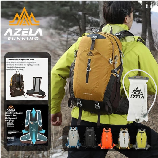 Large Waterproof Backpack 40L Bag Camping Hiking Walking Outdoor Travel Rucksack Durable Nylon