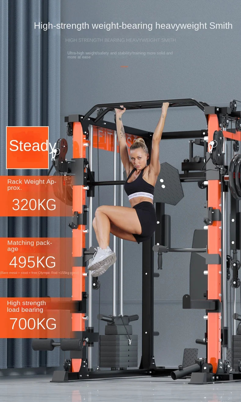 MIYAUP New Style Smith Machine Gym Equipment Multifunctional Commercial Squat 0 VAT Frame Trainer