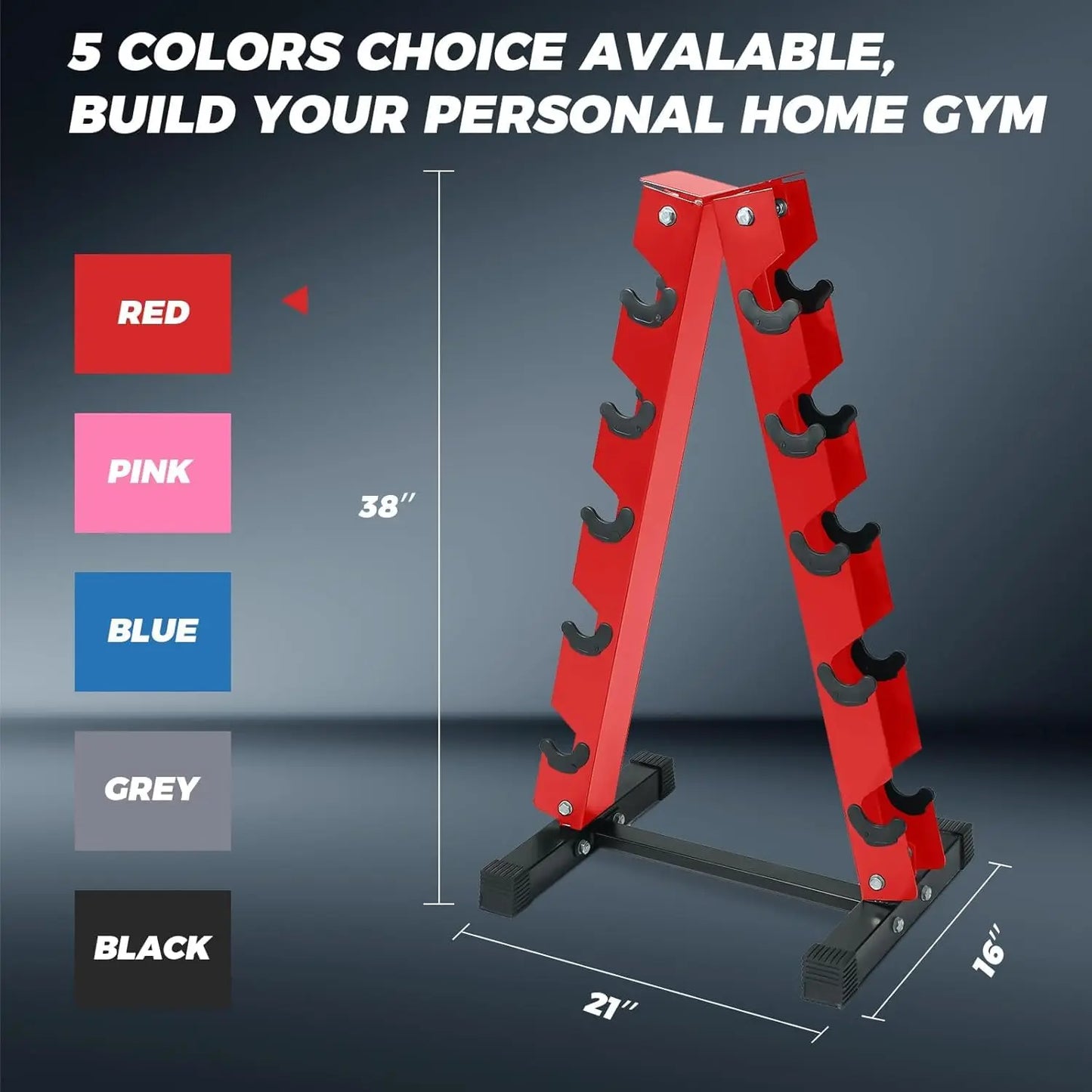 250LB/300LB/350LB/550LB/650LB Rubber Hex Dumbbell Sets with Weights Rack, Multiple Color Choices Available, Great, Customized