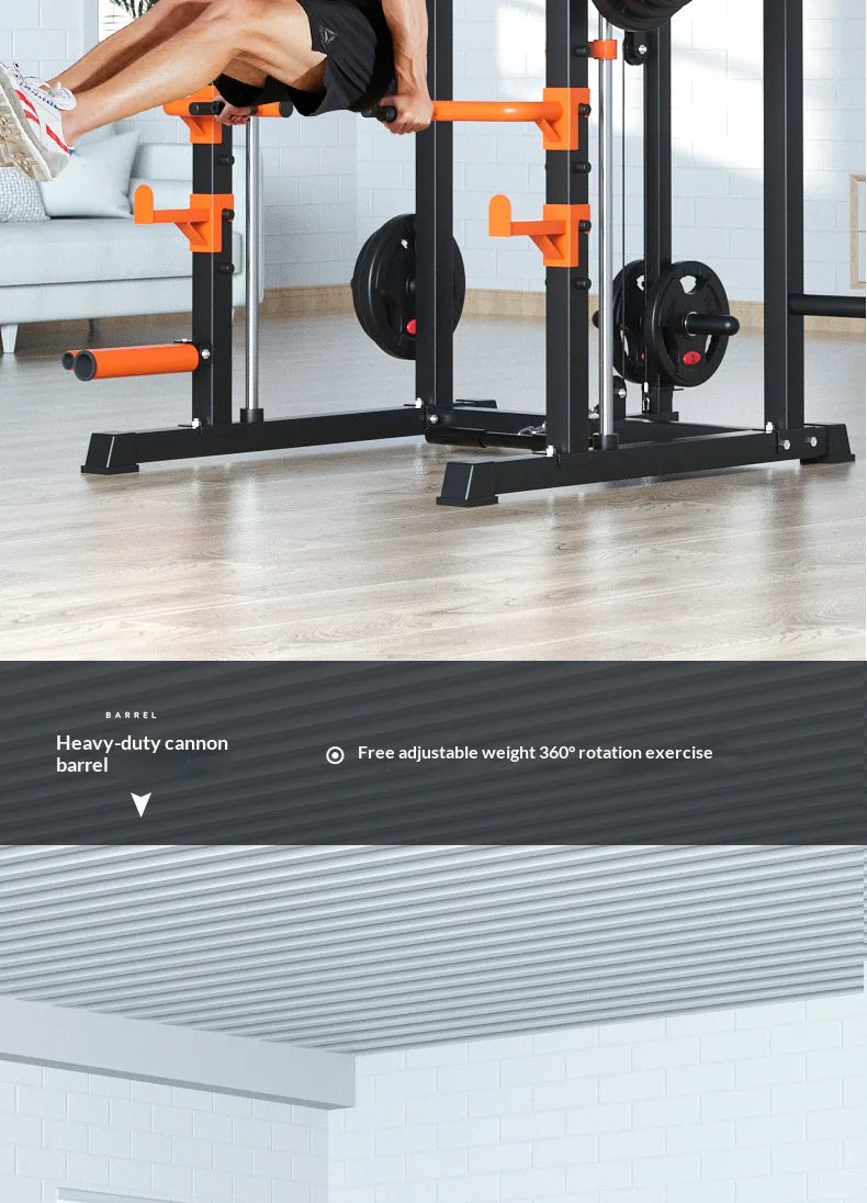 Fitness equipment, Smith machine, squat stand, gantry stand, weightlifting, free squat, bench press stand