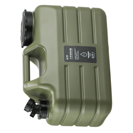 11L Camping Bucket Water Storage Large Capacity Portable Camp Water Bag with Detachable Faucet for Camping Fishing Picnic Hiking