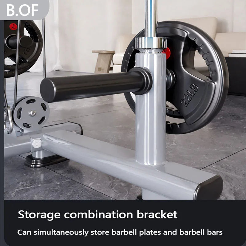 Smith Machine Integrated Training Machine Multifunctional Squat Stand Physical Exercise Sports Fitness Equipment Men