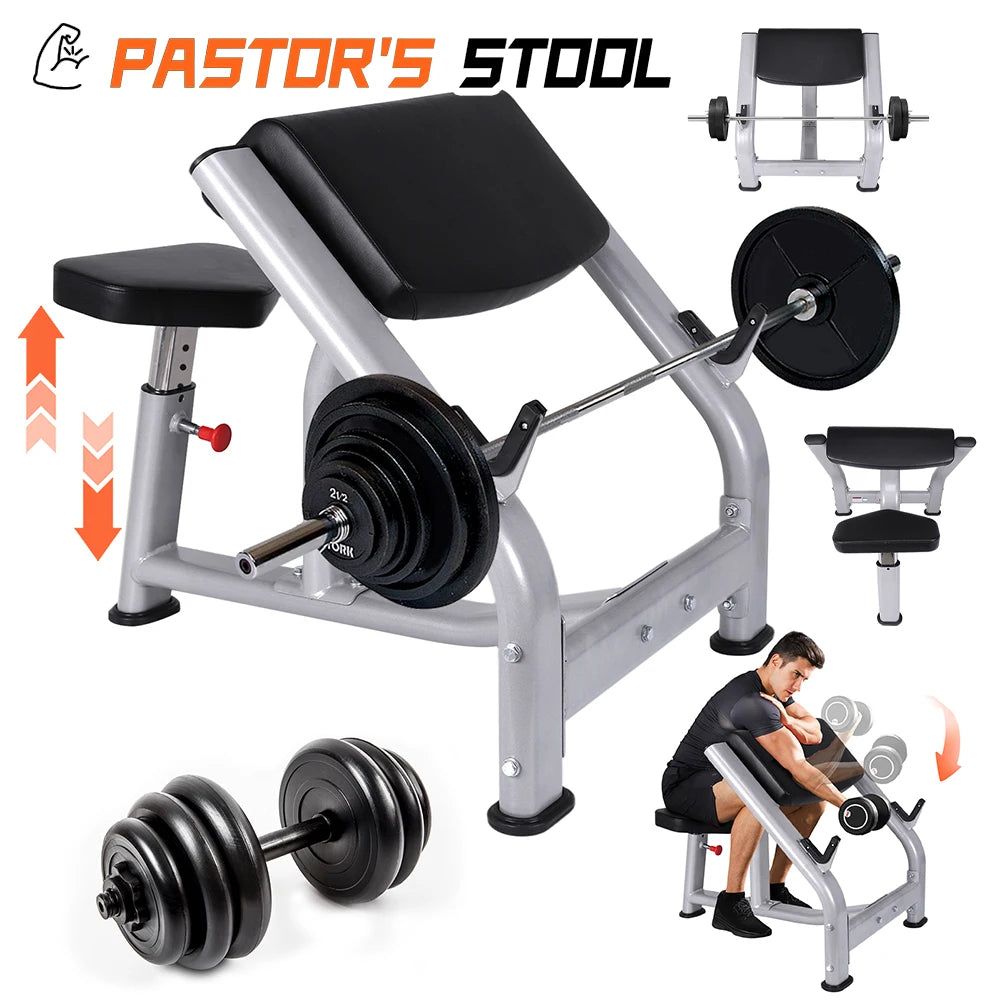 Commercial Gym Equipment Assistive Trainer Adjustable Bench Seat Seated Isolated Barbell Strength Training Fitness Equipments