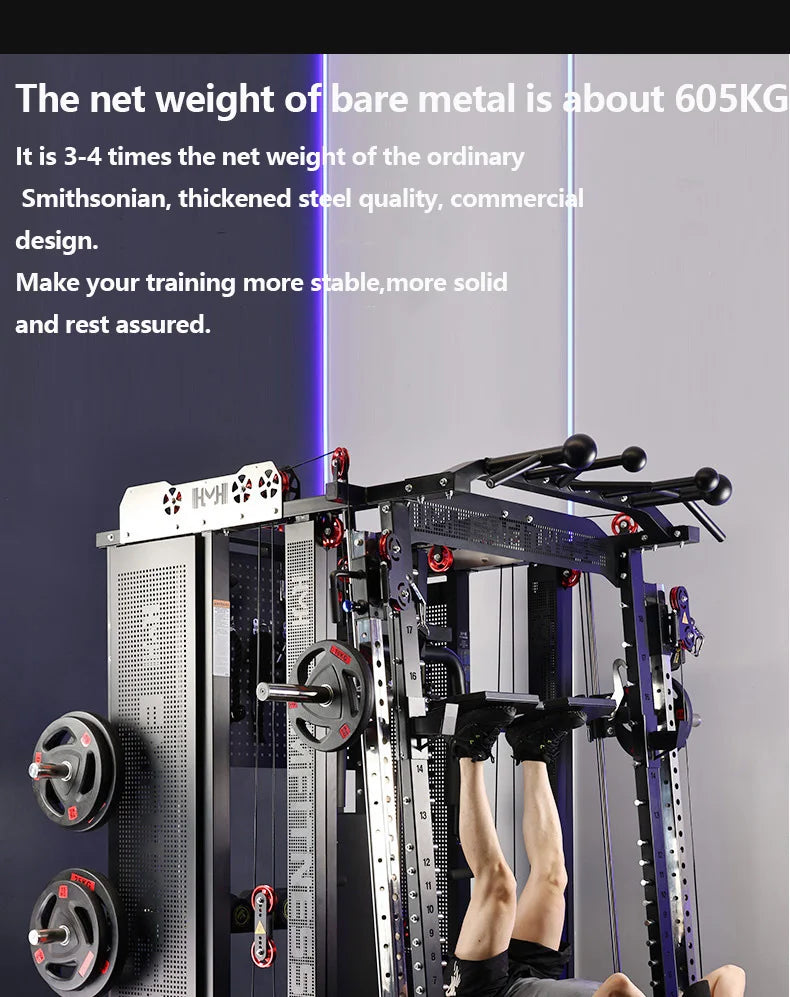 Smith machine Squat Rack Comprehensive training equipment fitness equipment Gym Home multifunctional workout multigym exercise