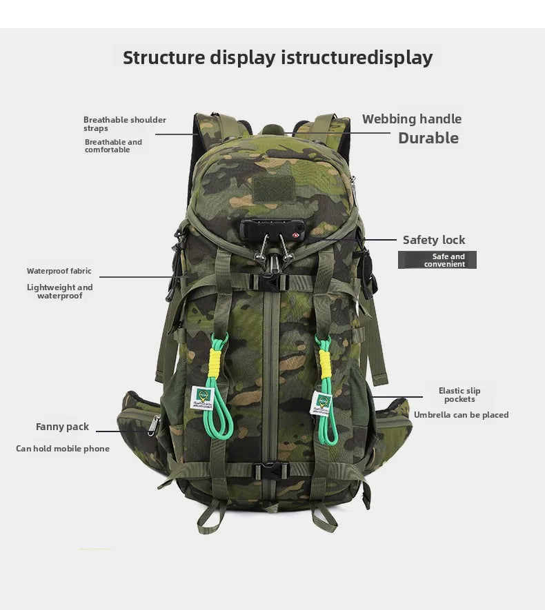 null Backpack Nylon 2556 Waterproof Breathable Outdoor Bags Camping Bag Surprise Price