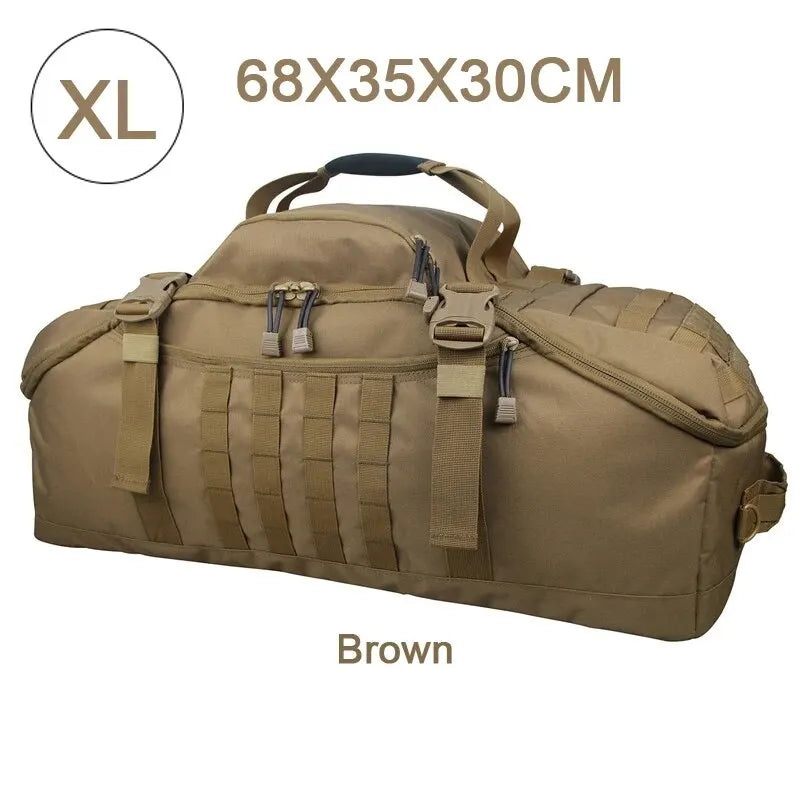LQARMY 45L 80L Camping Backpacks Men Tactical Backpack Molle Hiking Travel Climbing Rucksack Sports Gym Duffel Bag