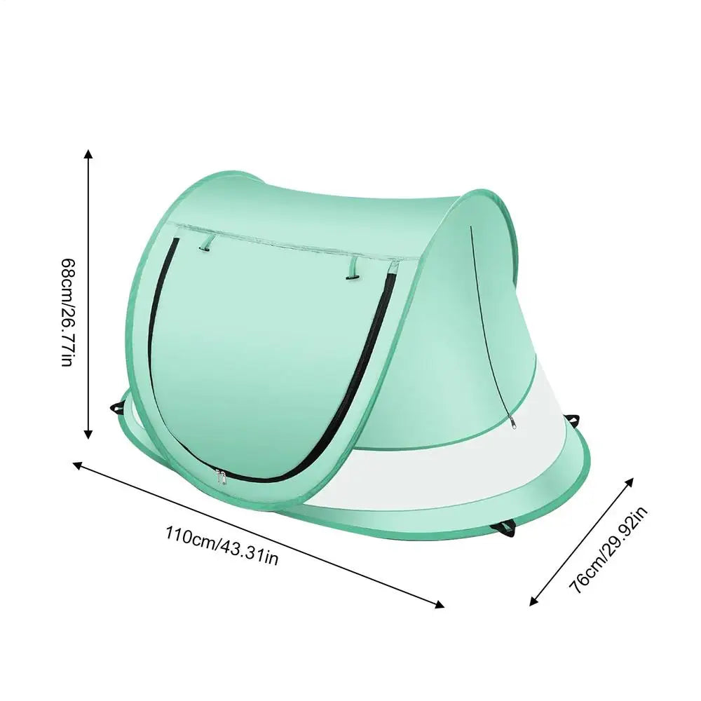 Toddler Beach Tent Outdoor Baby Shade UV Resistant Folding Baby Pop-Up Dome Tent For Vacation Camping Pool Beach Travel Backyard