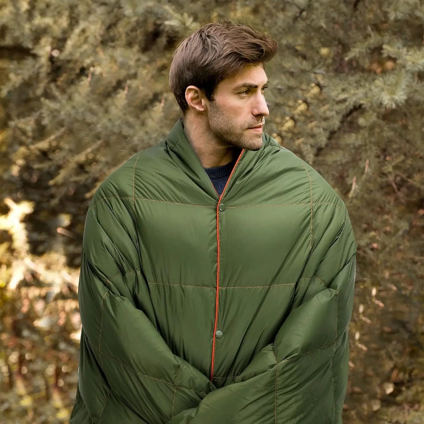 Lightweight down Blanket Camping Quilt Packable Puffy Wearable Water Resistant for Backpacking