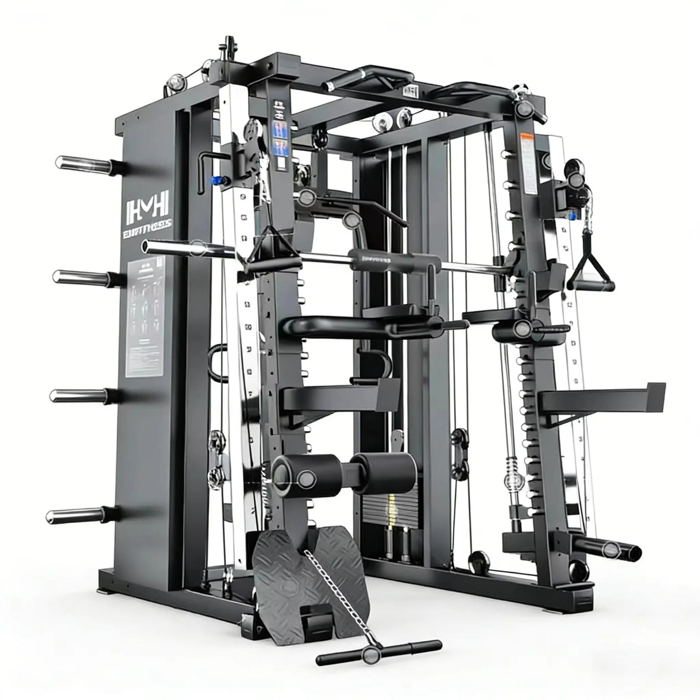 Commercial Gantry Smith Machine Comprehensive Training Equipment Household Multifunctional Squat Frame Combination