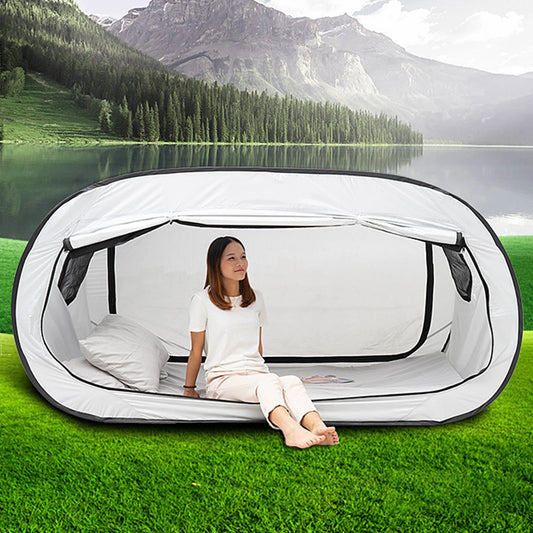 NEW Outdoor Folding Privacy  Bed Tent Camping Fully Enclosed Shading Bed Tent for Kids and Adult Privacy  Bed Tent