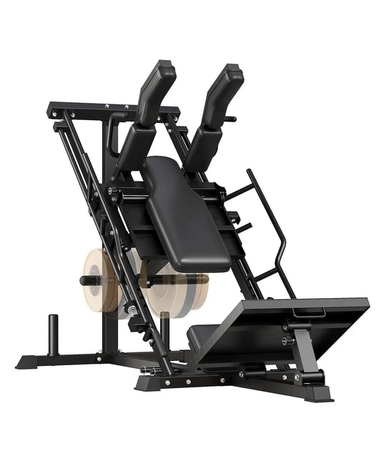 3-in-1 Leg Press Hack Squat Machine, Professional Leg Press Machines for Home Gym with Weight Storage Posts,, Customized