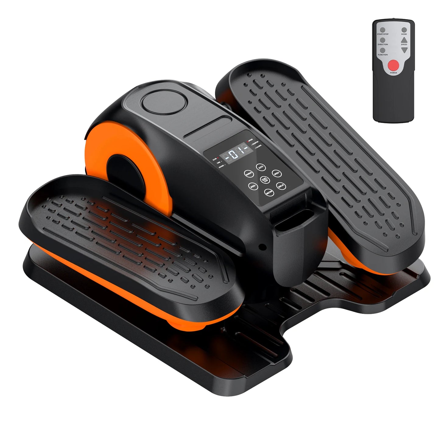 Under Desk Elliptical Machine, 3 Modes, 12 Levels, Remote Control, Quiet Seated Elliptical Leg Exerciser for Seniors' Gift