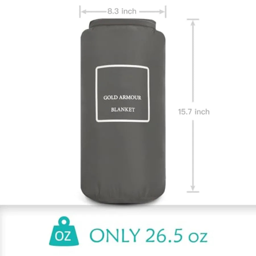 Puffy Packable Camping Blanket - Lightweight and Compact Insulated Quilt for Outdoor - Camping Gear
