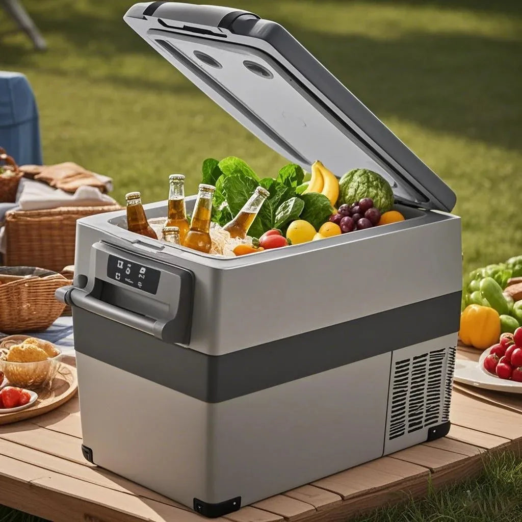 Sihao Portable Compressor Fridge Freezer 15L to 55L Mini Cooler for Outdoor Camping BBQ Picnic Vehicle RV Car Home Travel Use