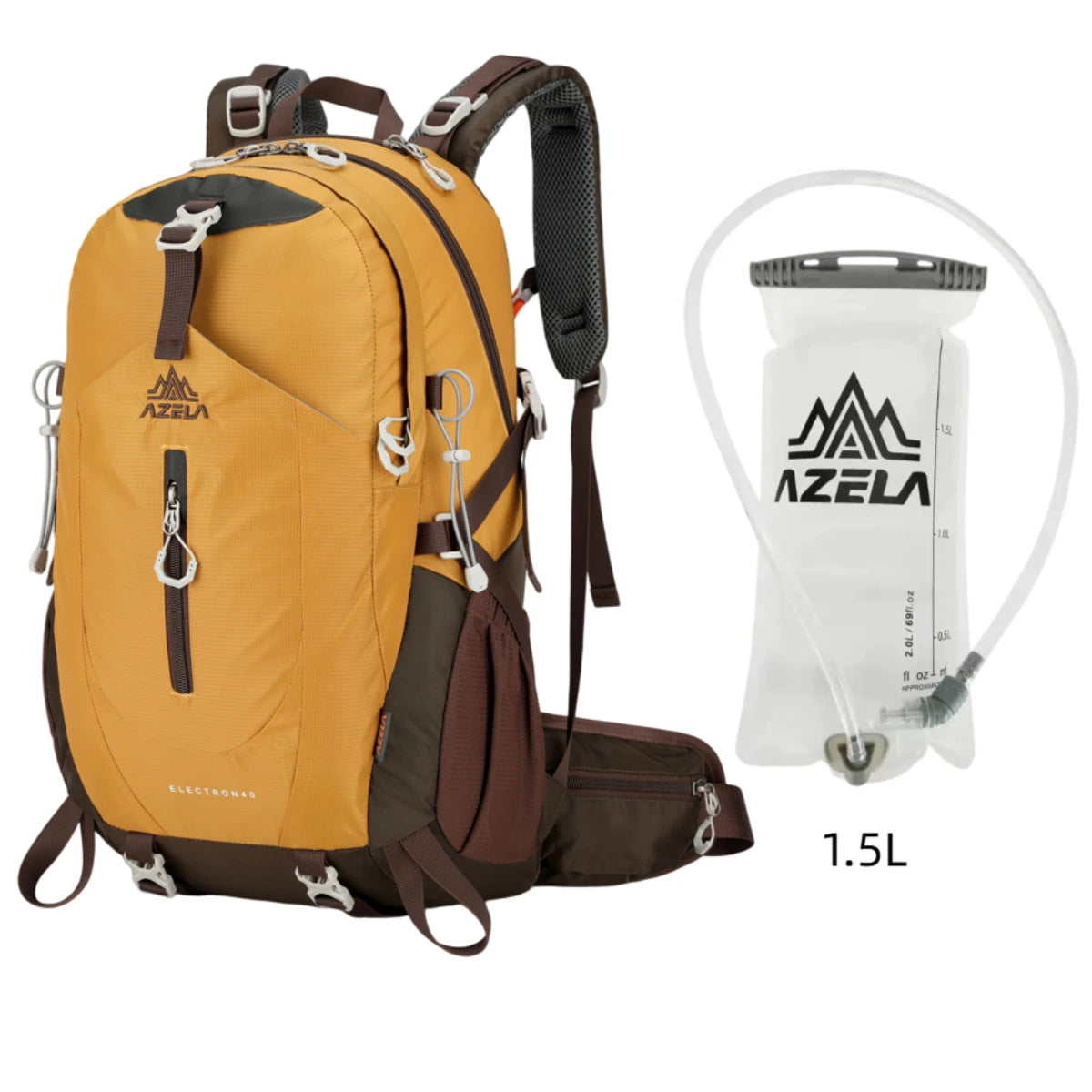 Large Waterproof Backpack 40L Bag Camping Hiking Walking Outdoor Travel Rucksack Durable Nylon