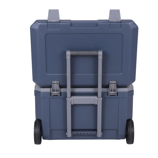 70L Outdoor Camping Vehicle Insulated Box Ultra-Light Portable Car Wheel Insulator Plastic Cooler Box for Beach Beverage Camping