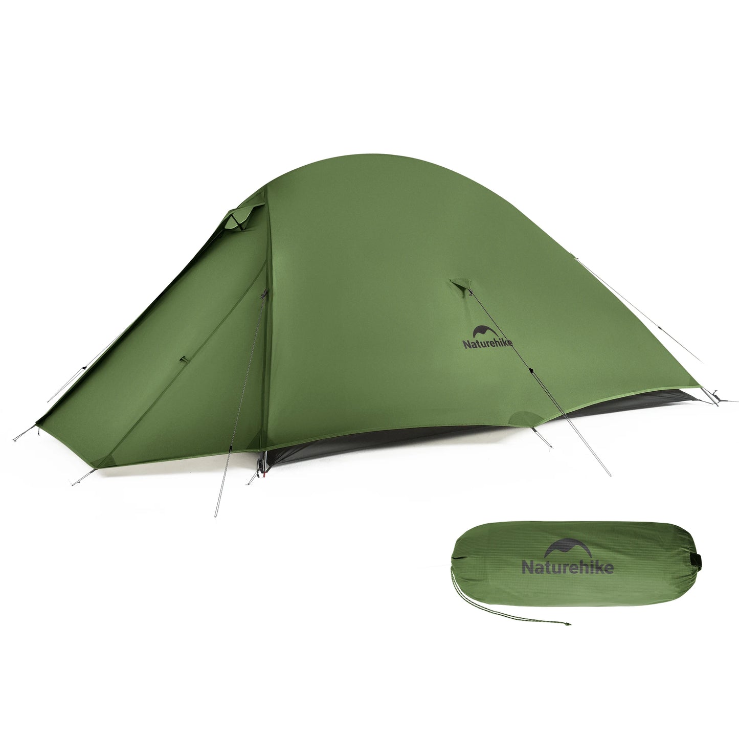 Naturehike Cloud Up Pro Trekking Tent 20D Nylon 1/2 People Tent Ultralight Portable Outdoor Travel Camping Tent With Floor Mat