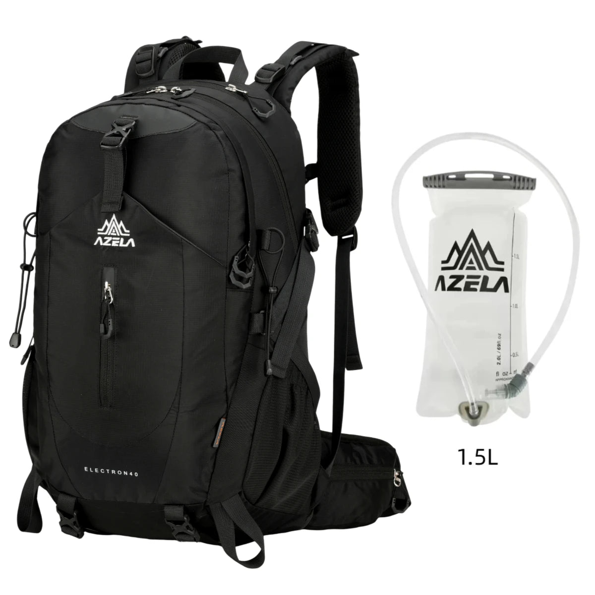 Large Waterproof Backpack 40L Bag Camping Hiking Walking Outdoor Travel Rucksack Durable Nylon