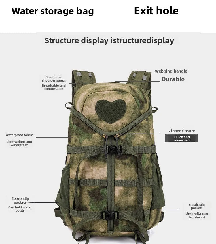 Backpack Camping Waterproof None 2555 Nylon Spring 2025 Breathable Outdoor Bags Tactical Backpack Good Selling