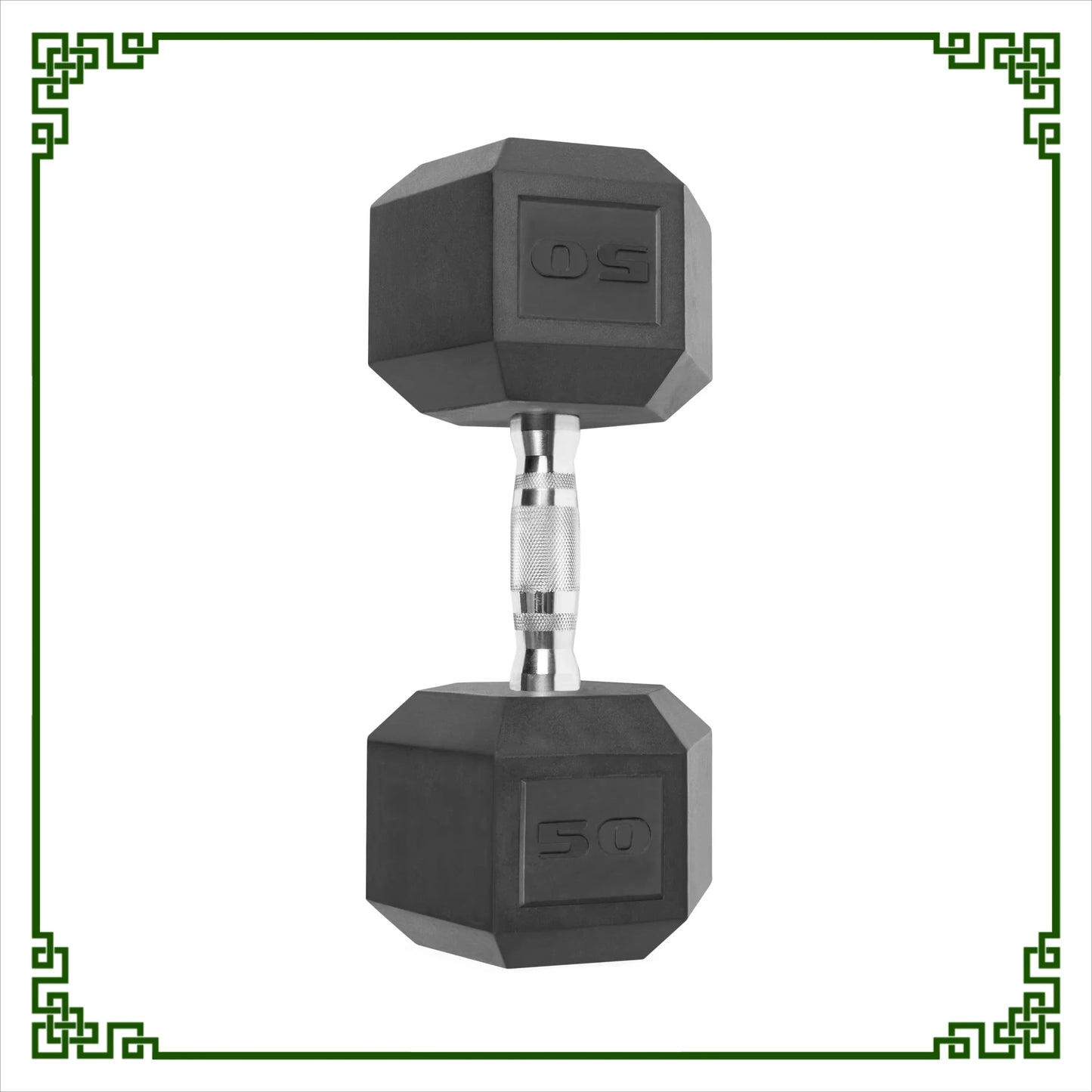 20lb Rubber Hex Dumbbell Pair, Non-Slip & Anti-Roll Design. Ideal for Home Gym, Full-Body Strength Training.