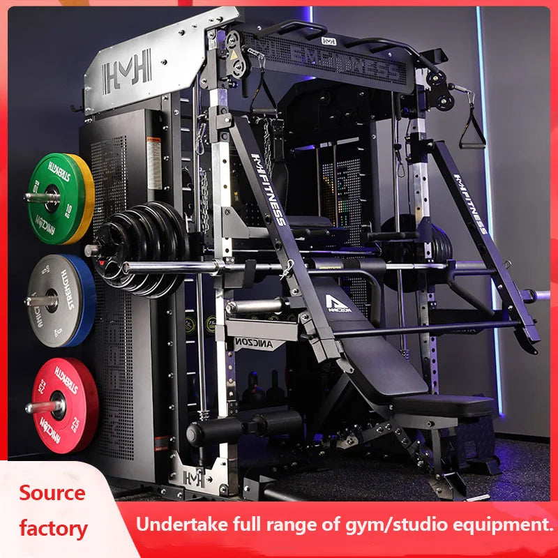 Smith machine Squat Rack Comprehensive training equipment fitness equipment Gym Home multifunctional workout multigym exercise