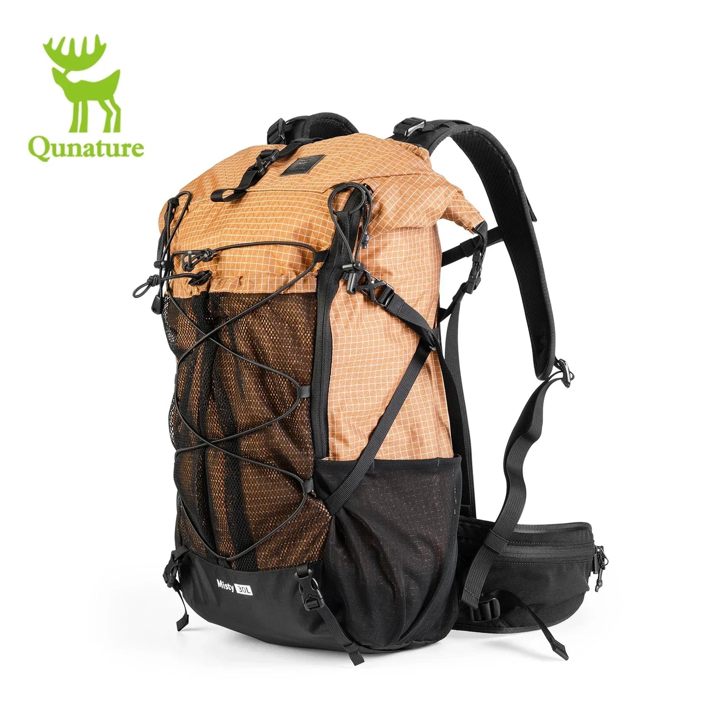 Qunature Lightweight Backpack 35L Waterproof Hiking Backpack Men Women Outdoor Breathable Camping Cycling  Travel Hydration Pack