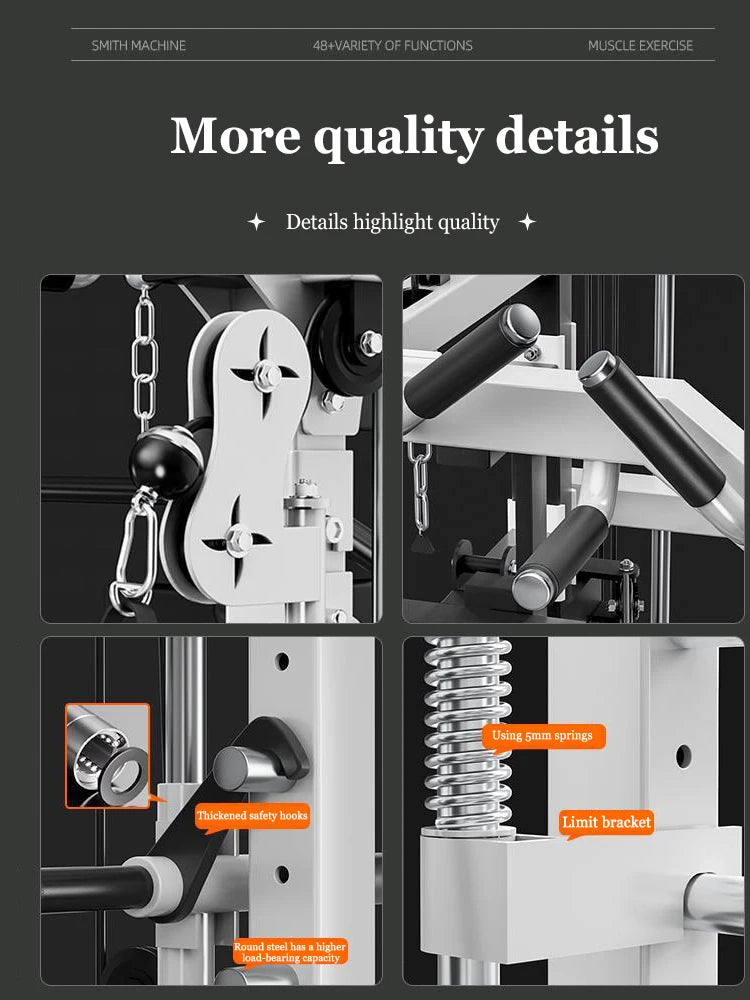 Indoor Gantry Fitness Home Equipment Smith Comprehensive Trainer Little Bird Chest Pushing Multifunctional All-in-One Machine