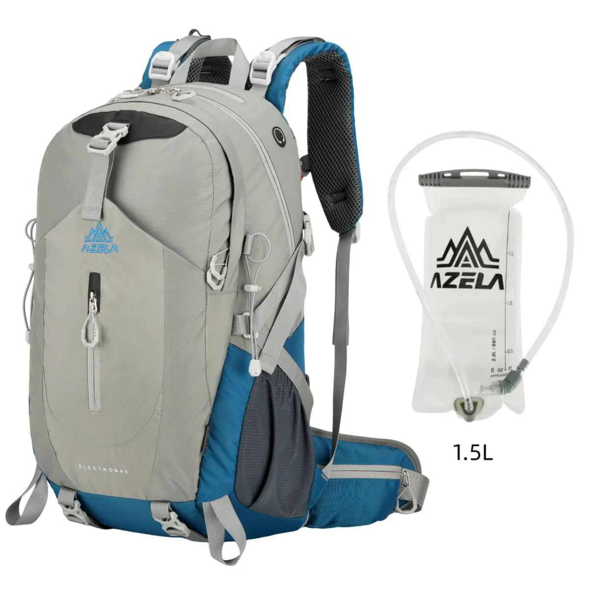 Large Waterproof Backpack 40L Bag Camping Hiking Walking Outdoor Travel Rucksack Durable Nylon