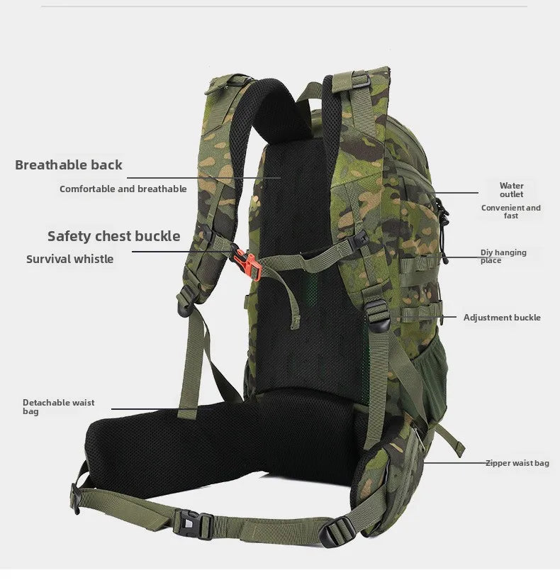null Backpack Nylon 2556 Waterproof Breathable Outdoor Bags Camping Bag Surprise Price