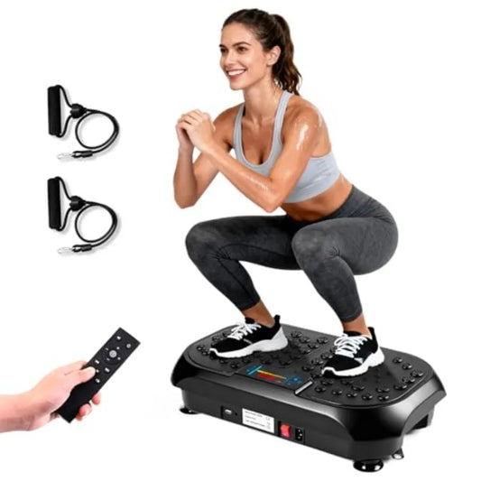 Vibration Plate Exercise Machine for Lymphatic Drainage Full Body Vibration Fitness Platform Stand Board Shaker Workout Vibrate