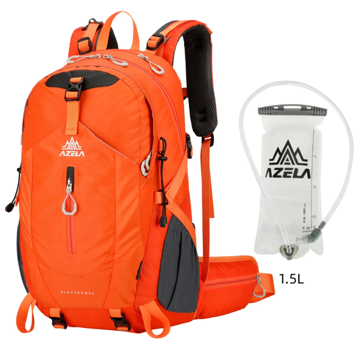 Large Waterproof Backpack 40L Bag Camping Hiking Walking Outdoor Travel Rucksack Durable Nylon