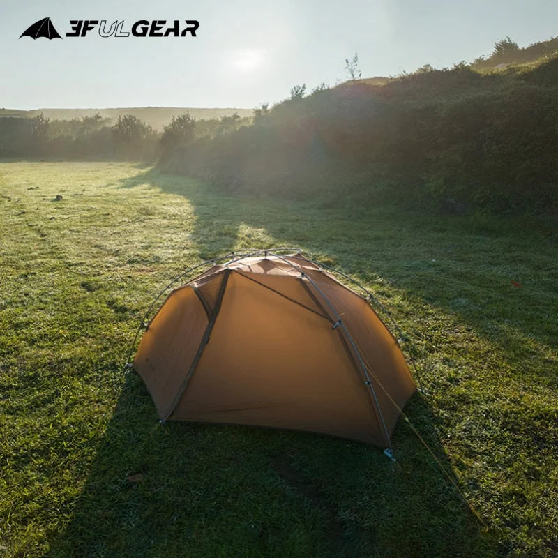 3F UL GEAR Taiji 1 Tent Outdoor Camping 1 Person Tent Ultralight 15D Nylon Tent Waterproof Hiking Mountaineering