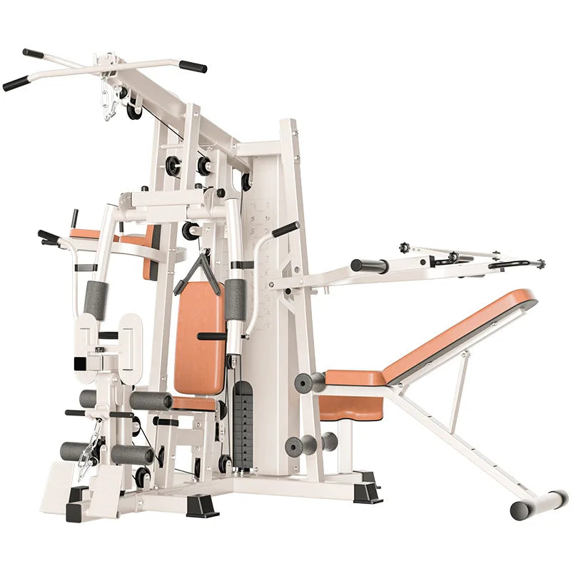 Three Person Station Multifunctional Comprehensive Fitness Equipment Topic Combination Set Indoor Large Sports Butterfly Machine