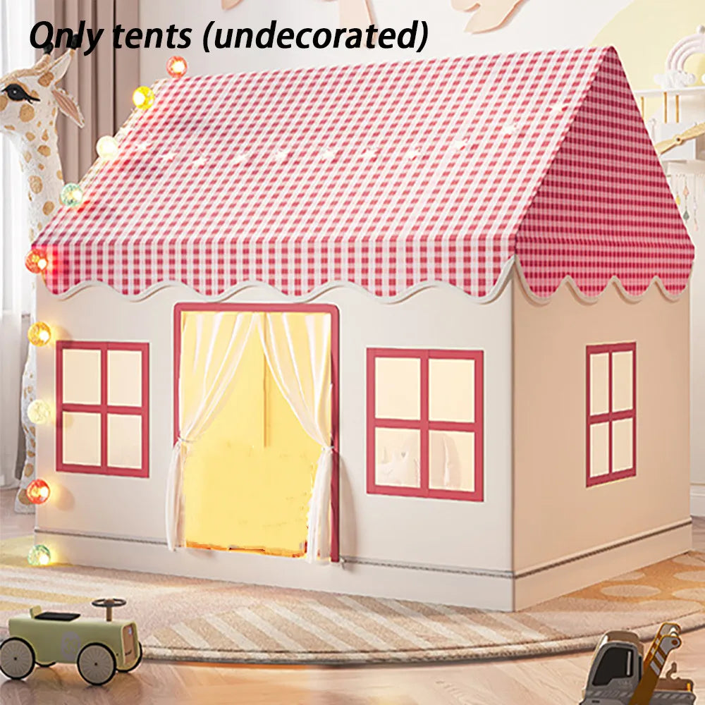 Kids Tent Playhouse Foldable Children's Play Tent for Indoor/Outdoor Princess Castle Toy House for Girls Boys Room Garden