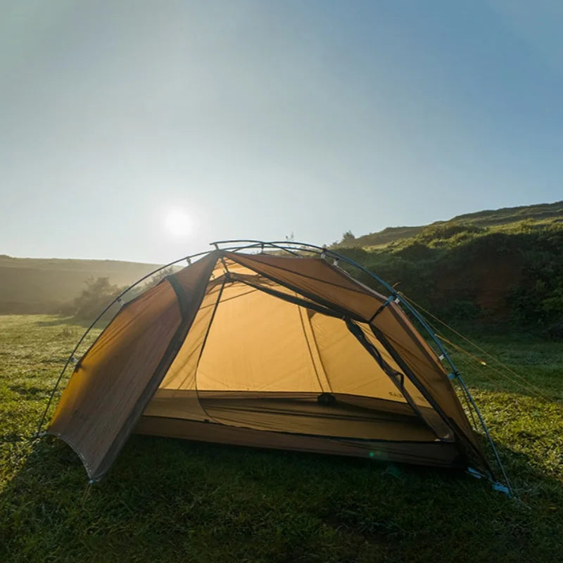 3F UL GEAR Taiji 1 Tent Outdoor Camping 1 Person Tent Ultralight 15D Nylon Tent Waterproof Hiking Mountaineering