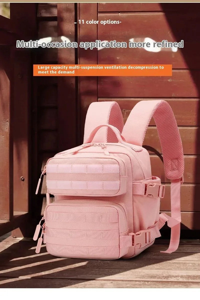 9L Sport Backpack MOLLE 3 Day Bug Out Bag Mini Outdoor Pack for Women Men EDC Camping Hiking Rucksack