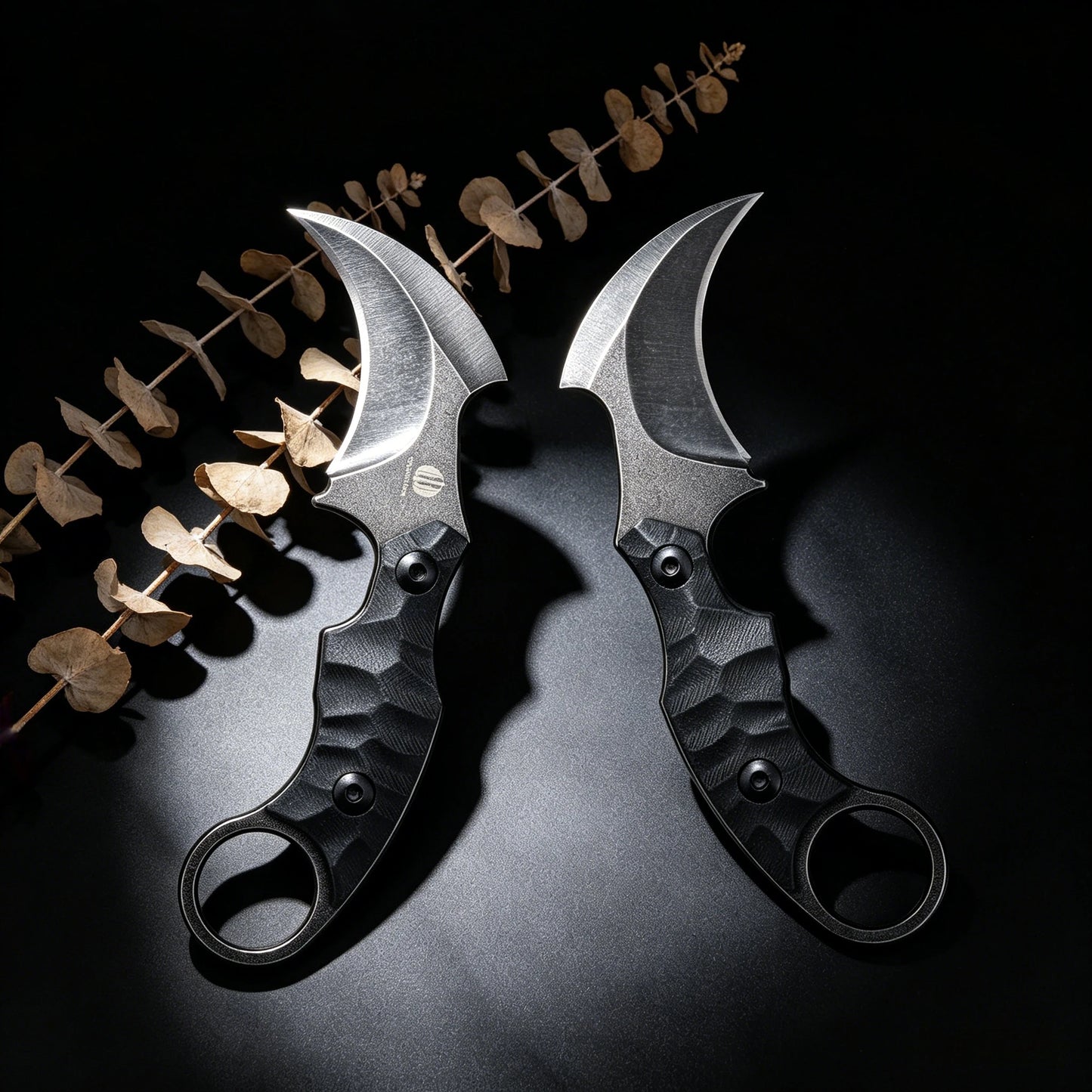 STRIDER - Eagle-shaped blade, high-hardness mini straight knife, D2 steel, G10 handle, camping emergency outdoor knife