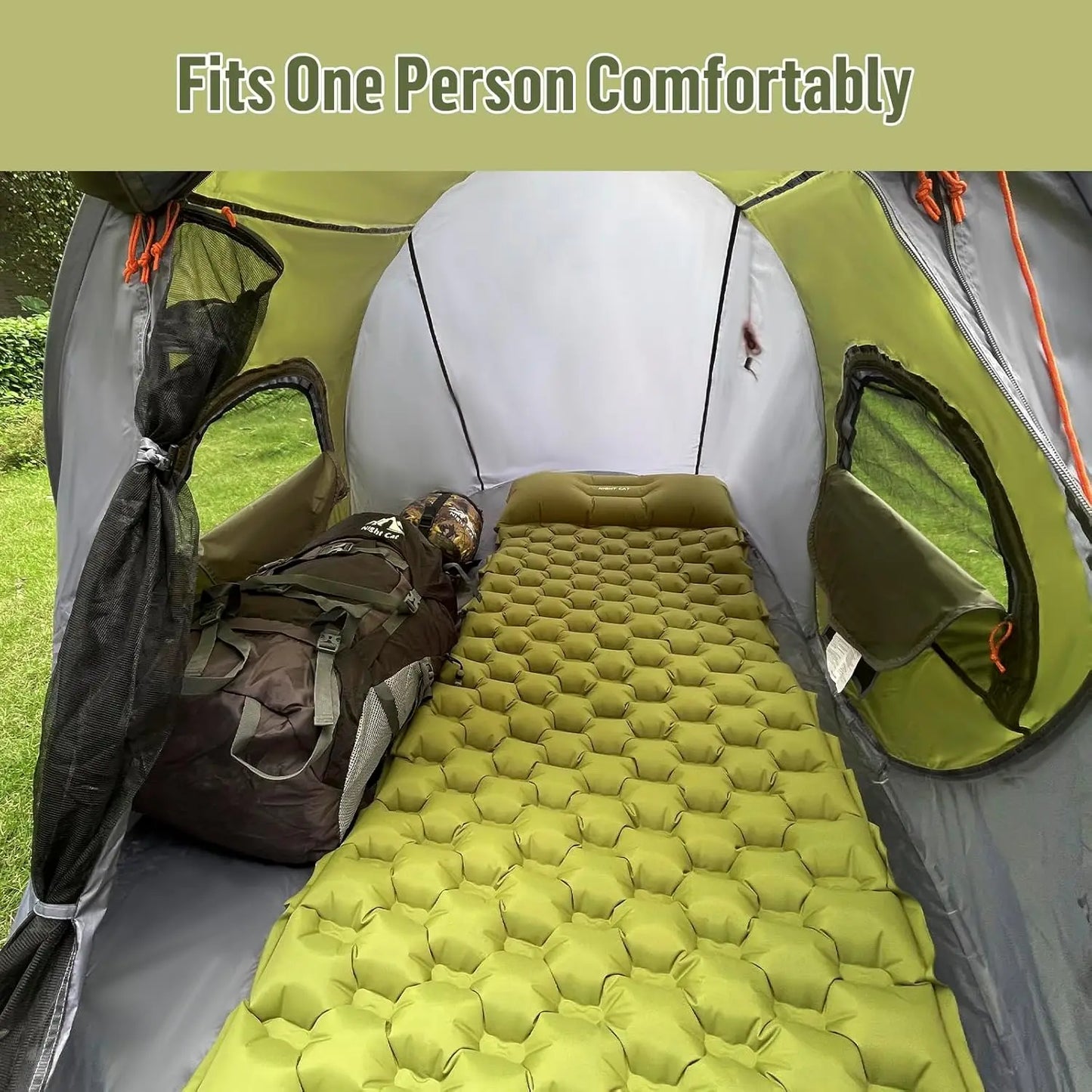 Instant Pop-Up Camping Tent: Waterproof, Easy Setup, 1-Person Outdoor Shelter
