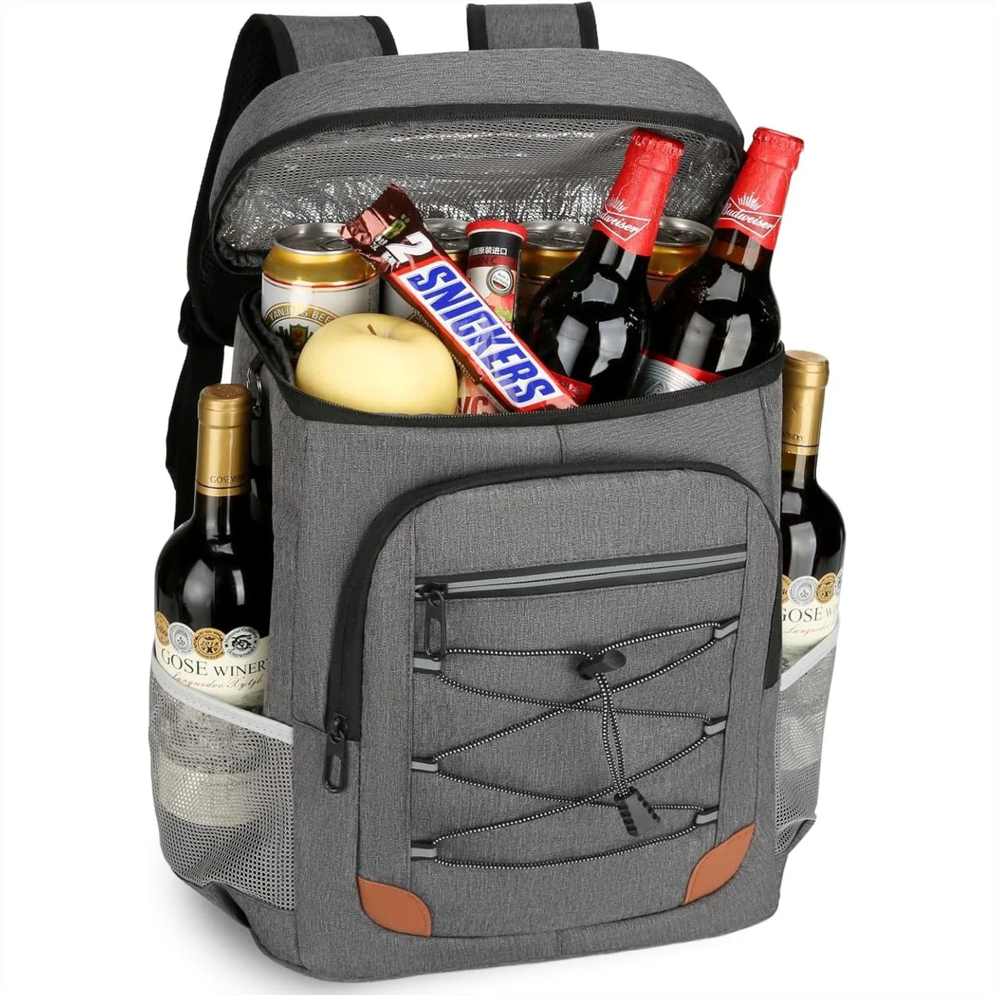 Insulated Backpack Cooler Leak Proof, Soft Sided Waterproof Beach Cooler Bag for Camping Hiking Picnic Fishing Travel