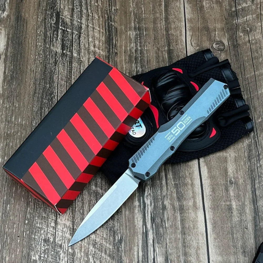KS 9000 Matt Diskin Livewire K50 Pocket Knife D2 Steel Blade T6 Aluminum Handle Outdoor EDC Camping Knife Survival Hunting Tools