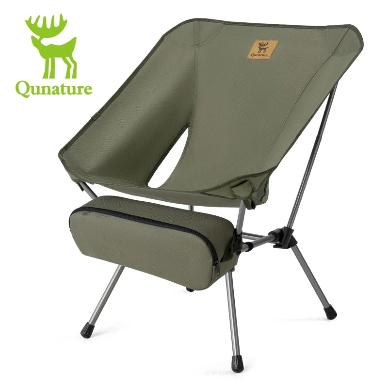 Qunature Moon Chair - Camping Chair Outdoor Folding Chair Portable Reclining Stool Beach Fishing Chair & Camping Table Chair