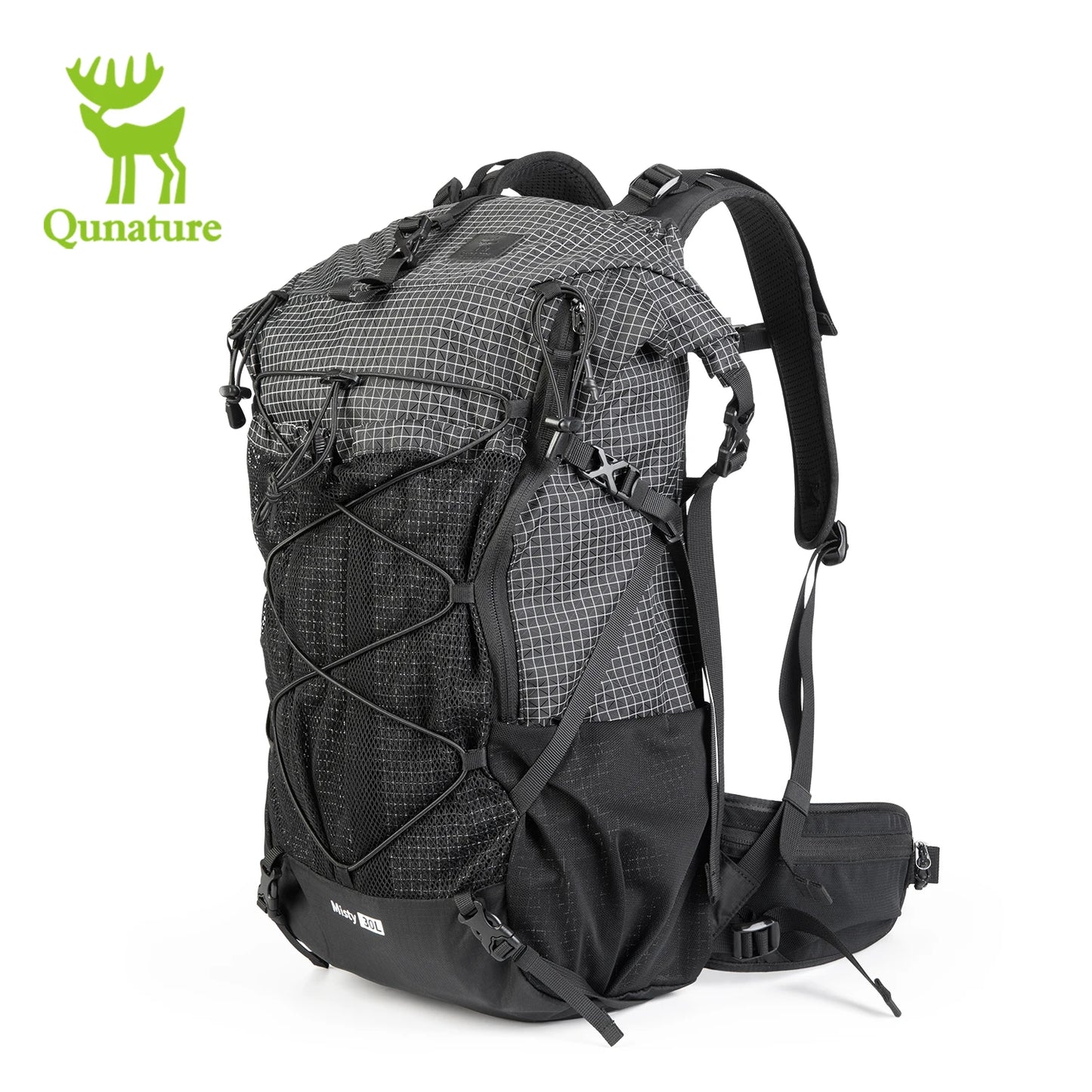 Qunature Lightweight Backpack 35L Waterproof Hiking Backpack Men Women Outdoor Breathable Camping Cycling  Travel Hydration Pack