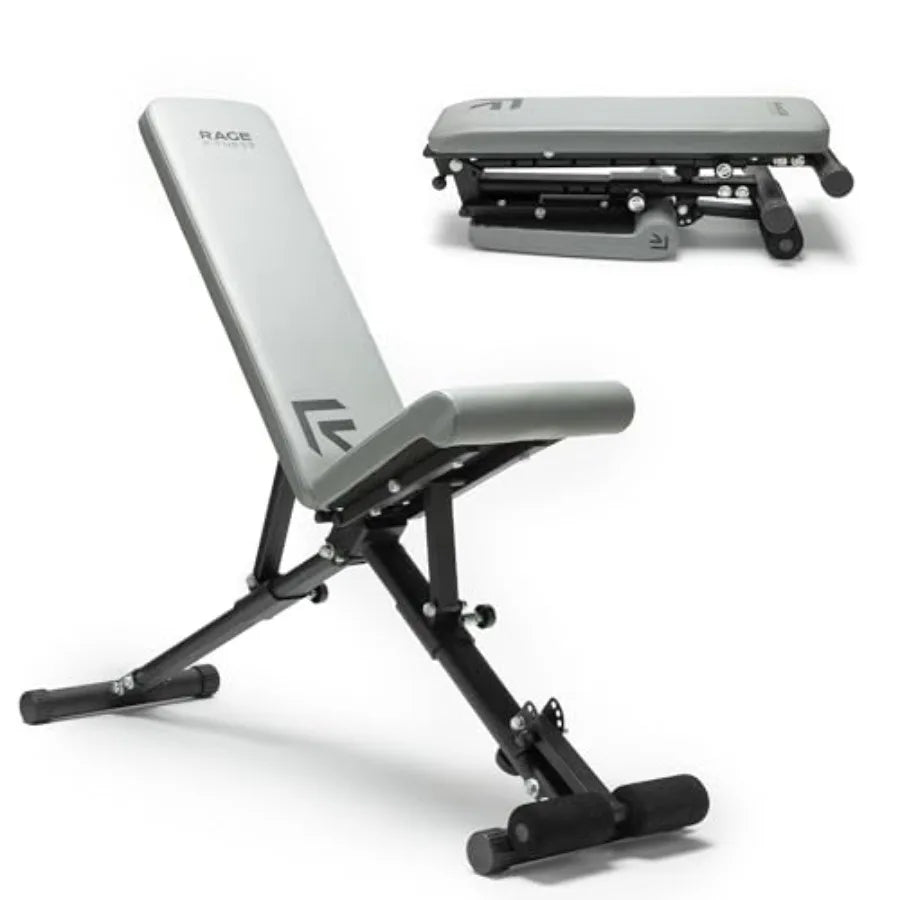 Weight Bench Press Seat, Folding Bench for Home Gym, Adjustable Bench for Weight Lifting, Strength Training Bench for Full Body
