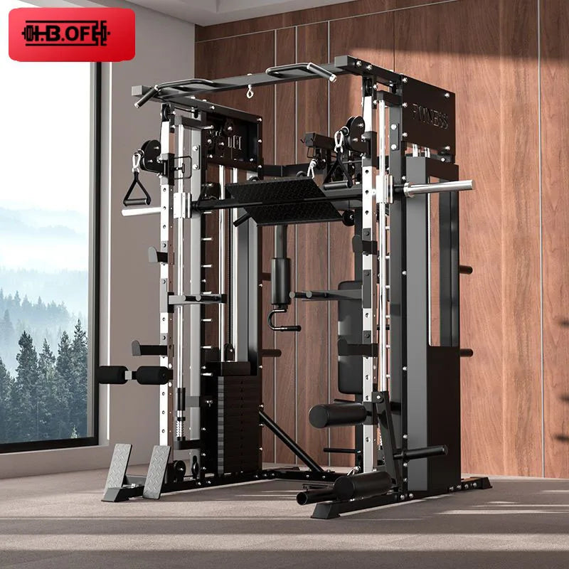 Smith Machine Home Flying Bird Gantry Multifunctional Integrated Deep Squat Bench Press Comprehensive Training Fitness Equipment